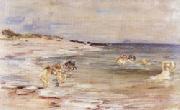 William Mctaggart, Bathing Girls,White Bay Cantire(Scotland)